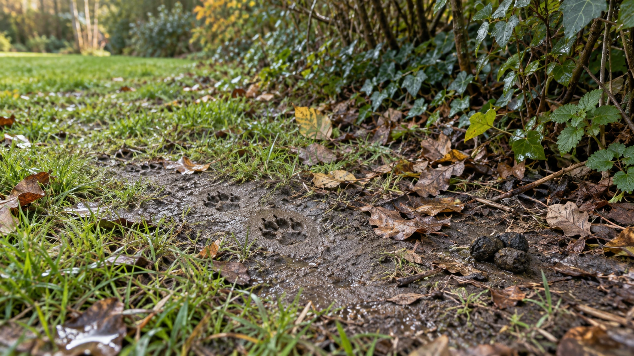 Vue principale associée à Crotte de renard danger