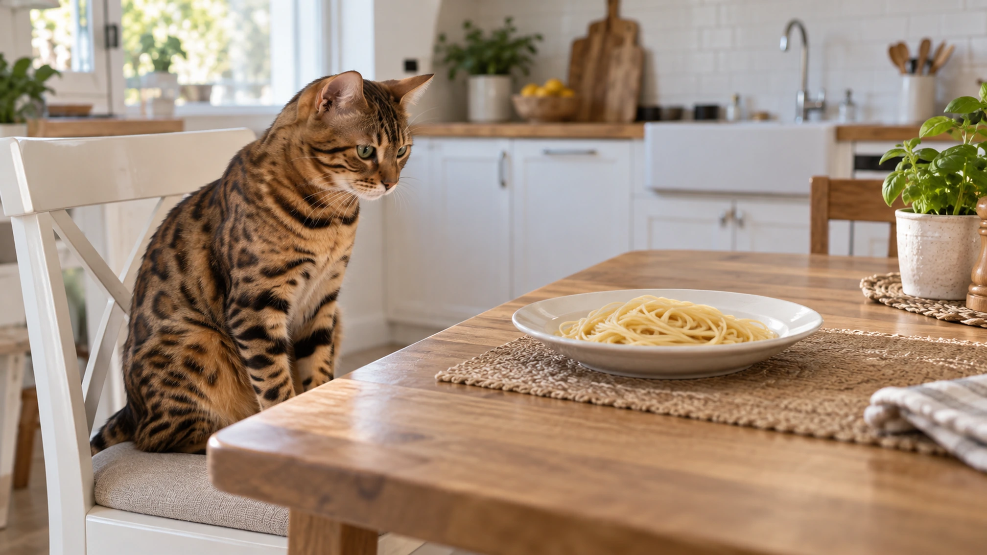 Vue principale associée à Est ce que les chats peuvent manger des pâtes sans danger