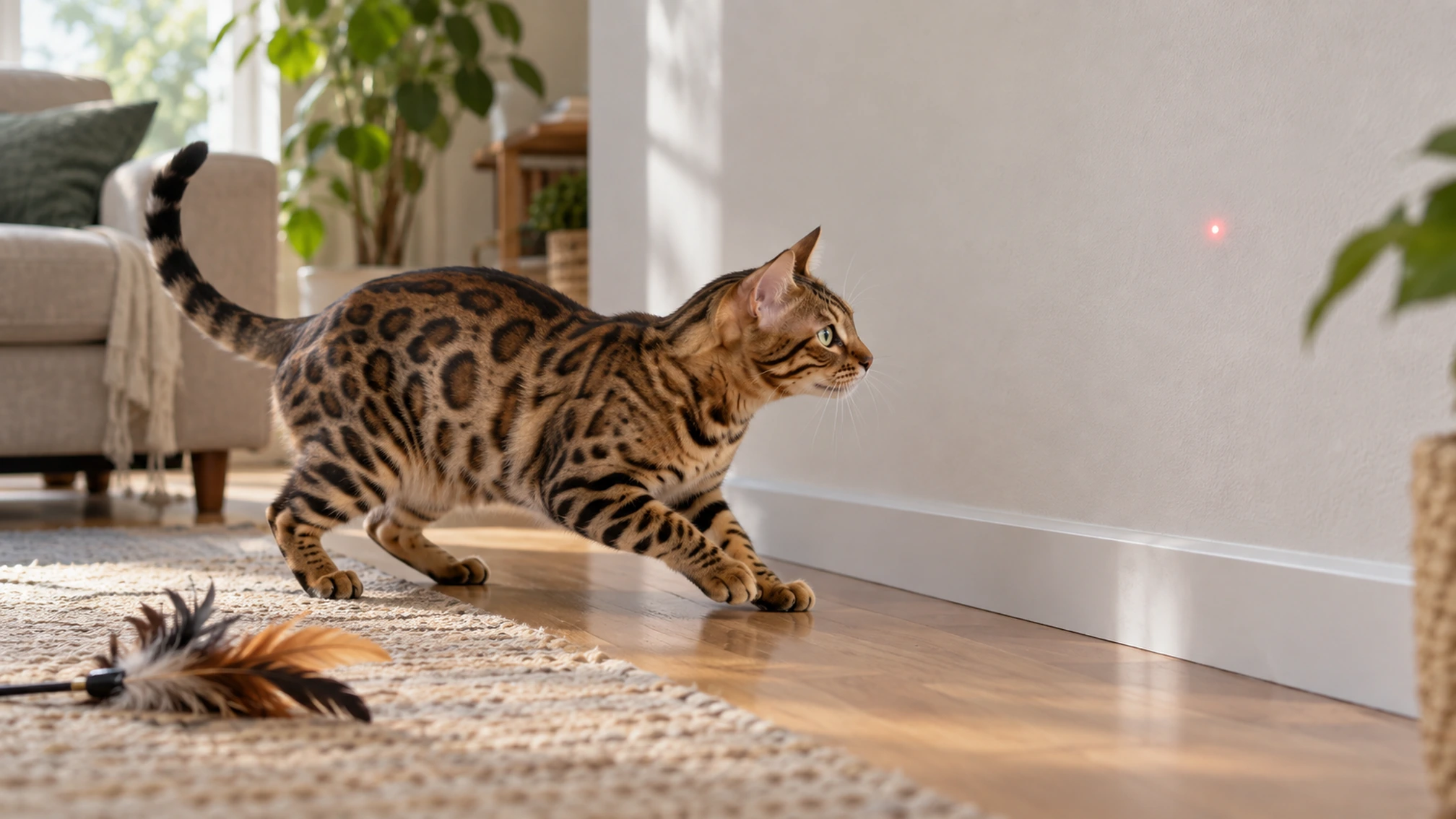 Détail illustratif pour Laser chats